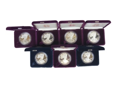 (7) American Silver Eagles