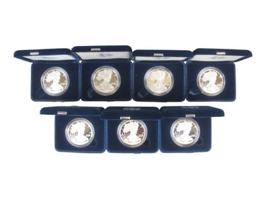 (7) American Silver Eagles