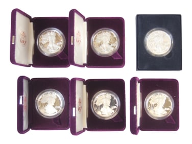 (7) American Silver Eagles