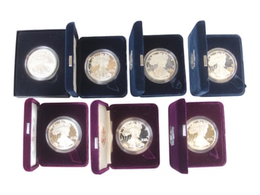 (7) American Silver Eagles