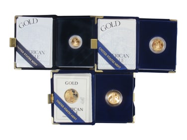 Gold American Eagles