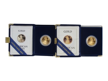 Gold American Eagles