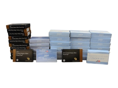 U.S. Mint Proof Sets 2009-2012
