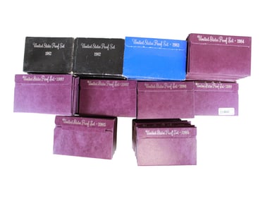 U.S. Mint Proof Sets 1982-1987