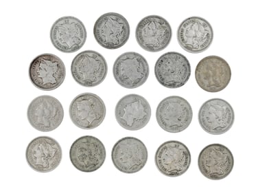 3 Cent Nickel Collection