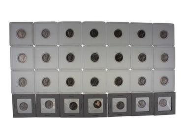 (28) High Grade Mercury Dimes