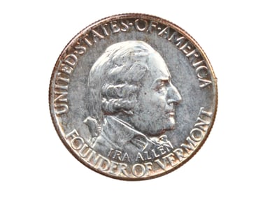 1927 Vermont 50C Commemorative