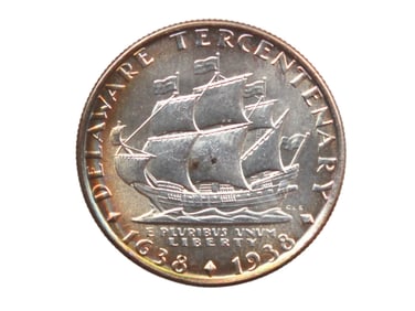 1936 Delaware 50C Commemorative