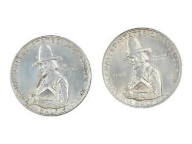 1920 & 1921 Pilgrim 50C Commemoratives