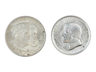 1925 Huguenot & 1936 Cleveland 50C Commems