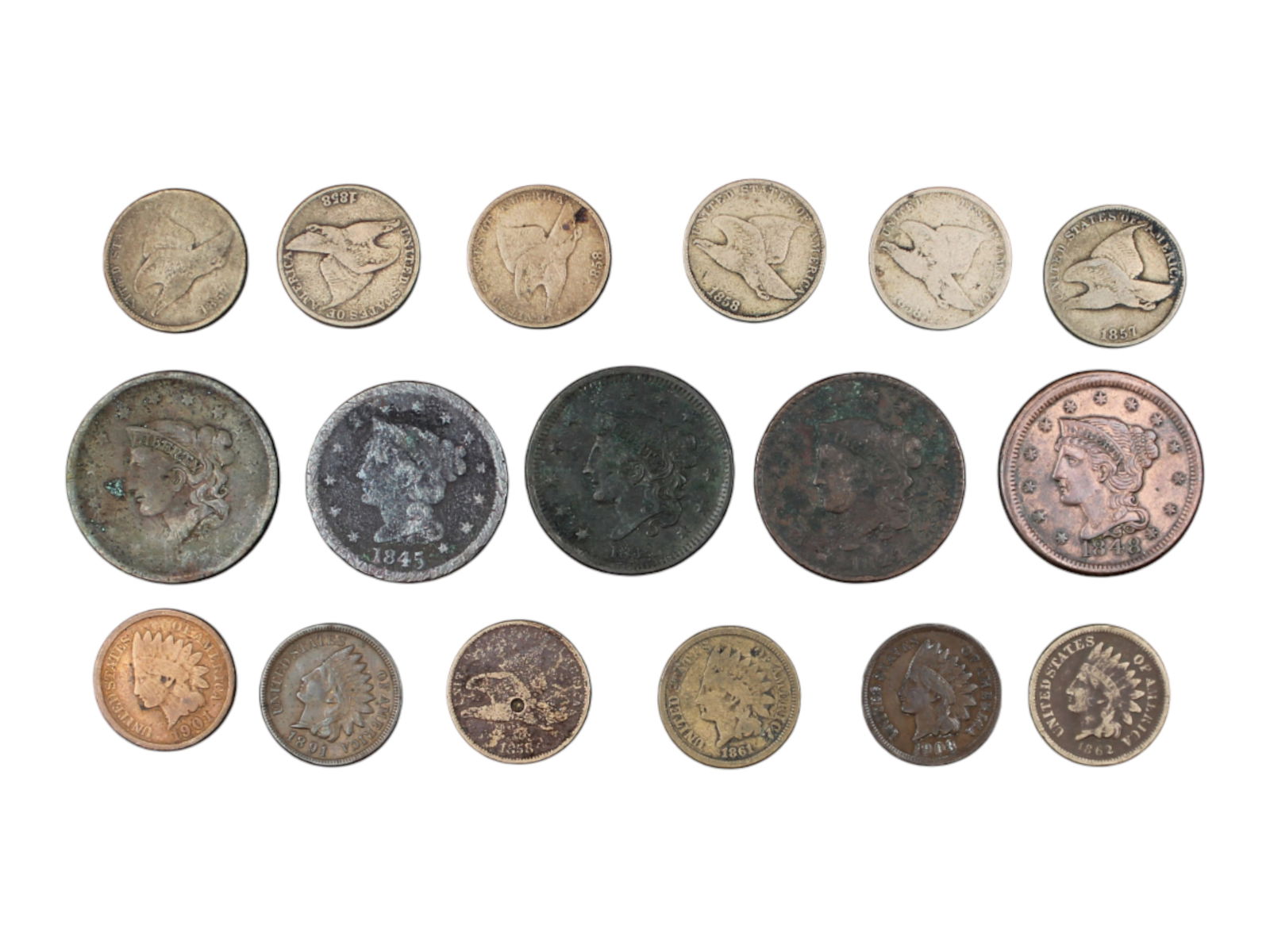 Estate Large & Early Small Cents Collection (1 of 2)