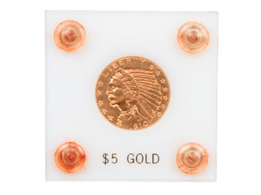 1910 Indian Head $5 Gold