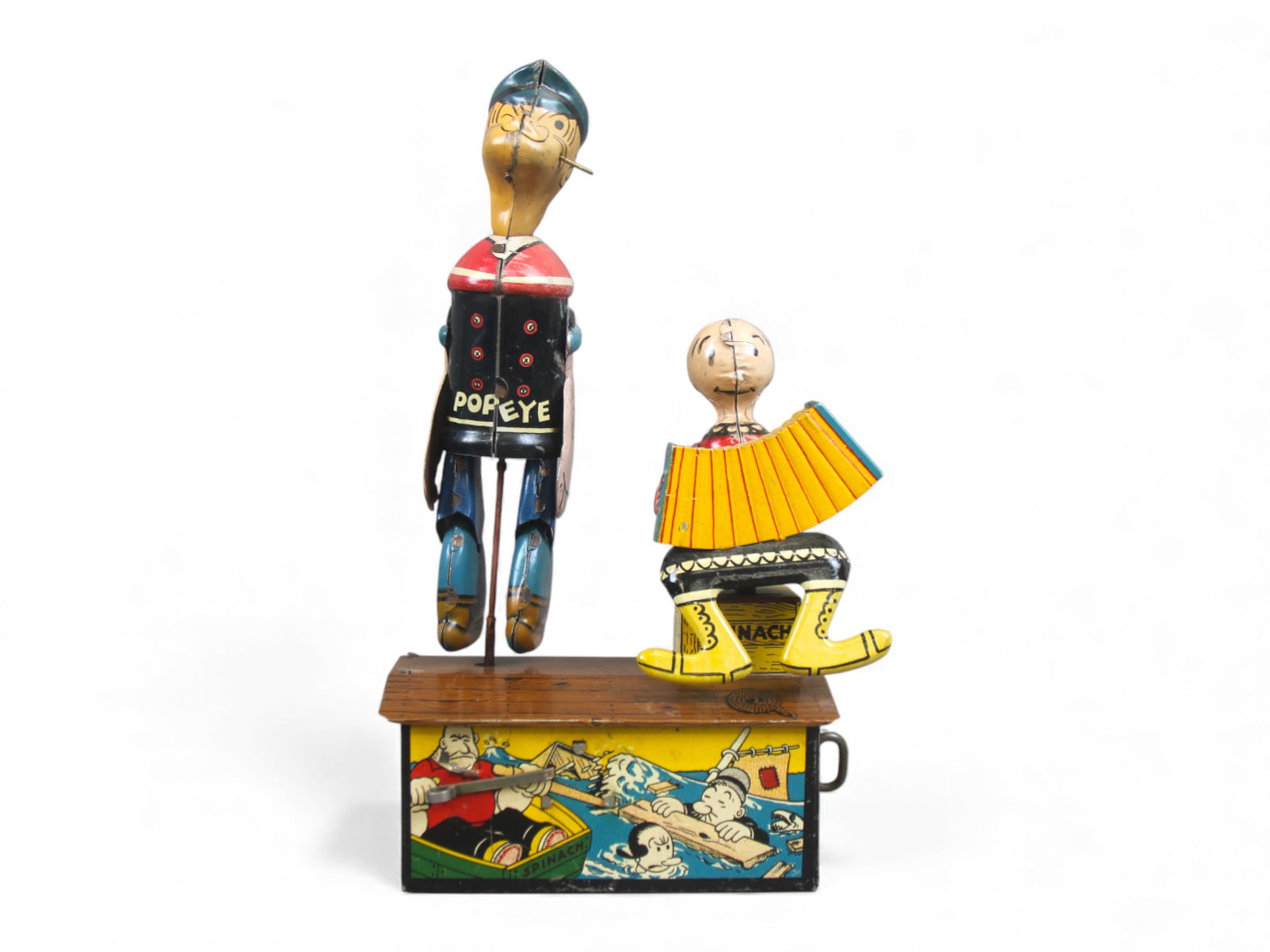 Marx Popeye & Olive Oyl on Roof Toy (1 of 5)