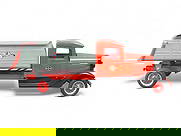 Custom Buddy L International Express Dump Truck: Modern Production, painted pressed steel. 24" long. Missing 1 rear axle wheel screw. It shows light handling. Shipping: Weiss Auctions offers full-service, in-house shipping for nearly all items in th