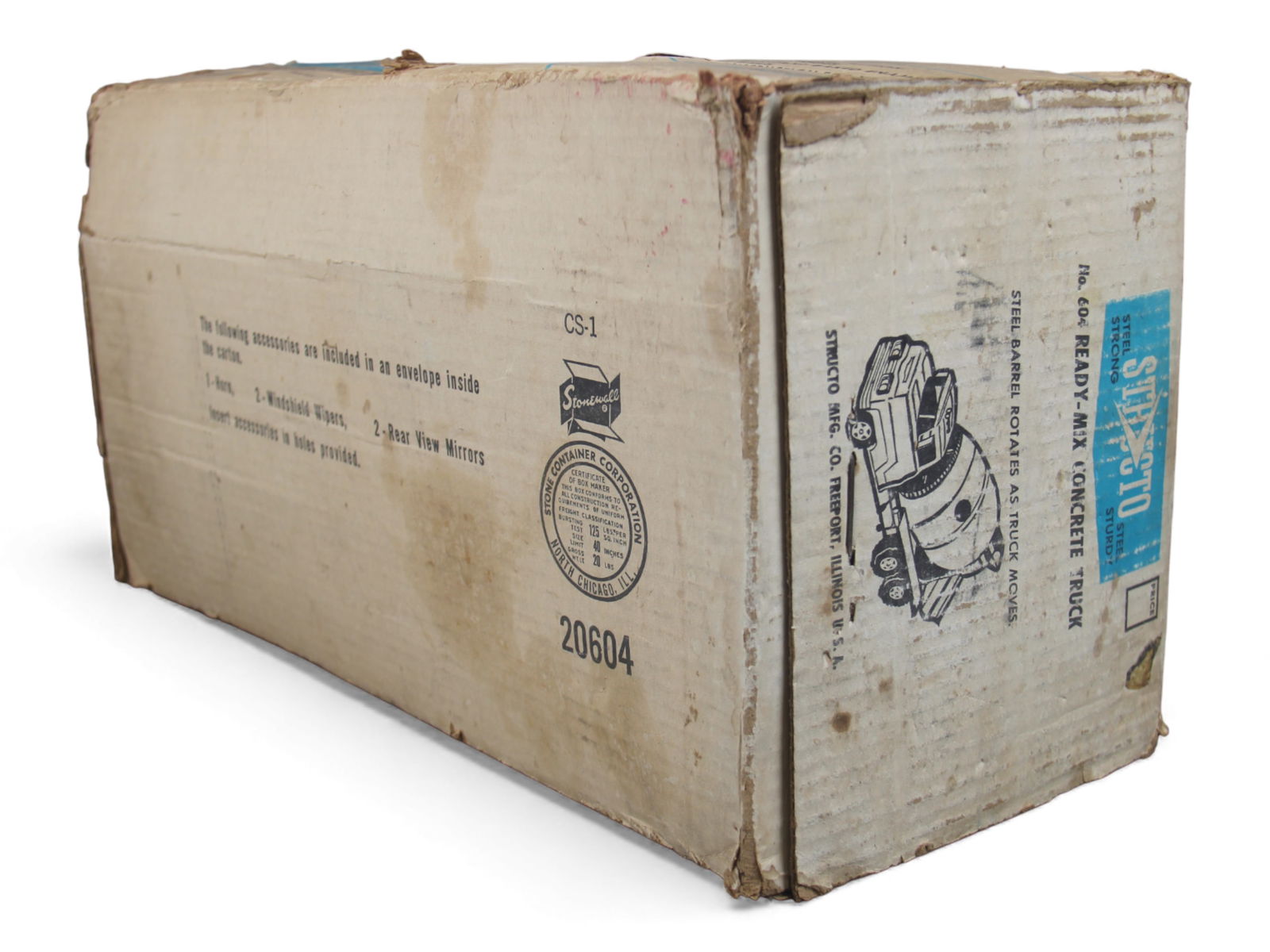 Boxed Structo 604 Ready-Mix Concrete Truck - 8