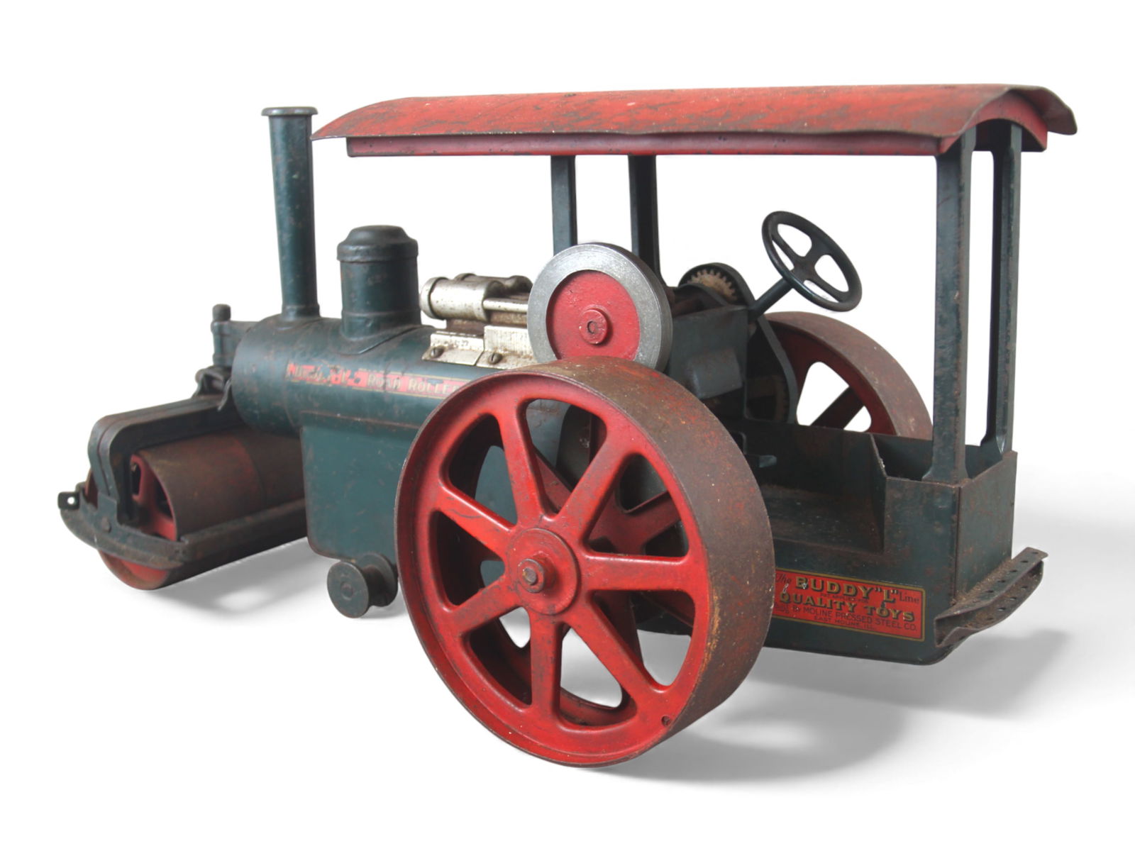 Early Buddy L 290 Road Roller - 4