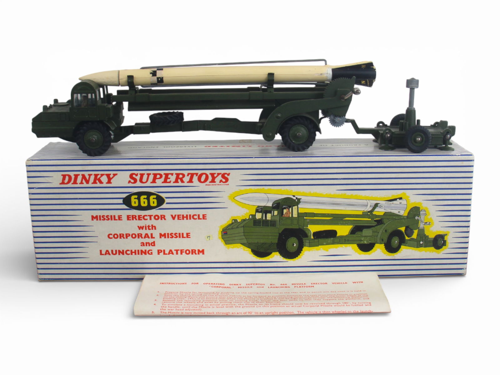 Boxed Dinky 666 Missile Erecting Vehicle Set (1 of 4)