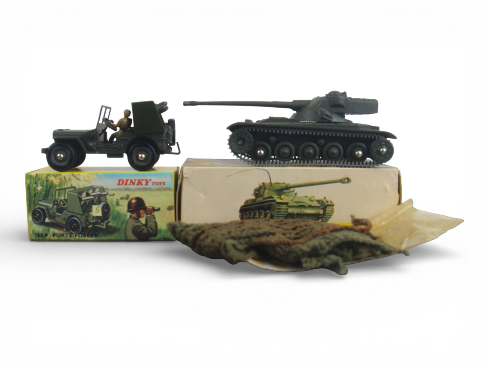 (2) Boxed French Dinky Military Vehicles (1 of 6)