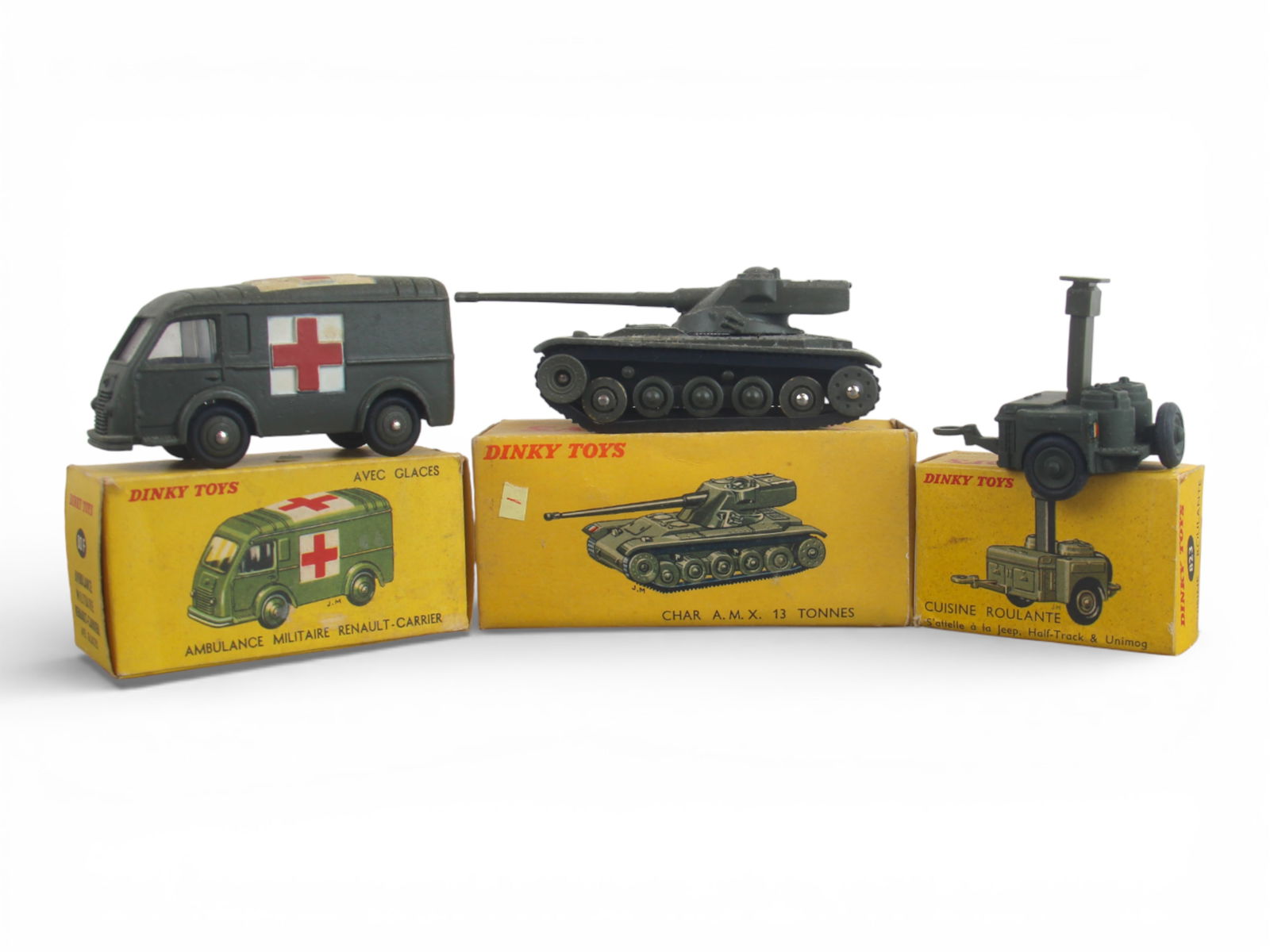 (3) French Dinky Military Vehicles (1 of 3)