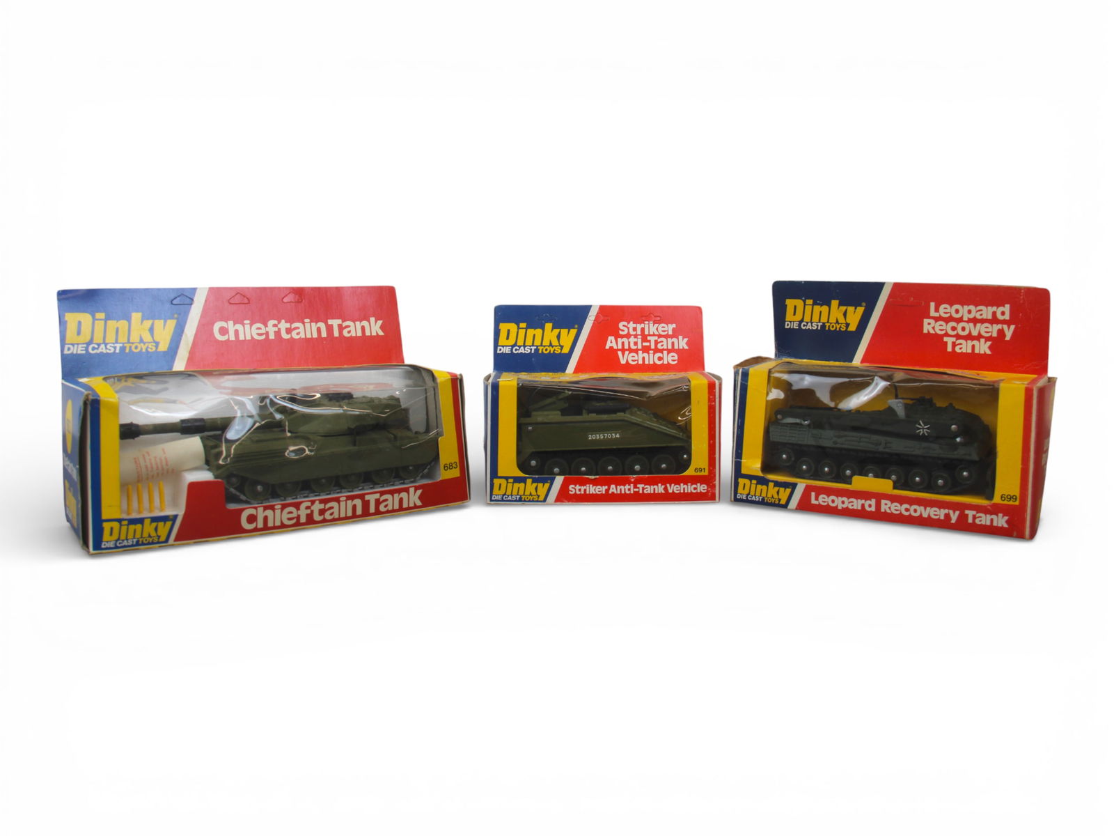 (3) Boxed Dinky Military Vehicles (1 of 4)