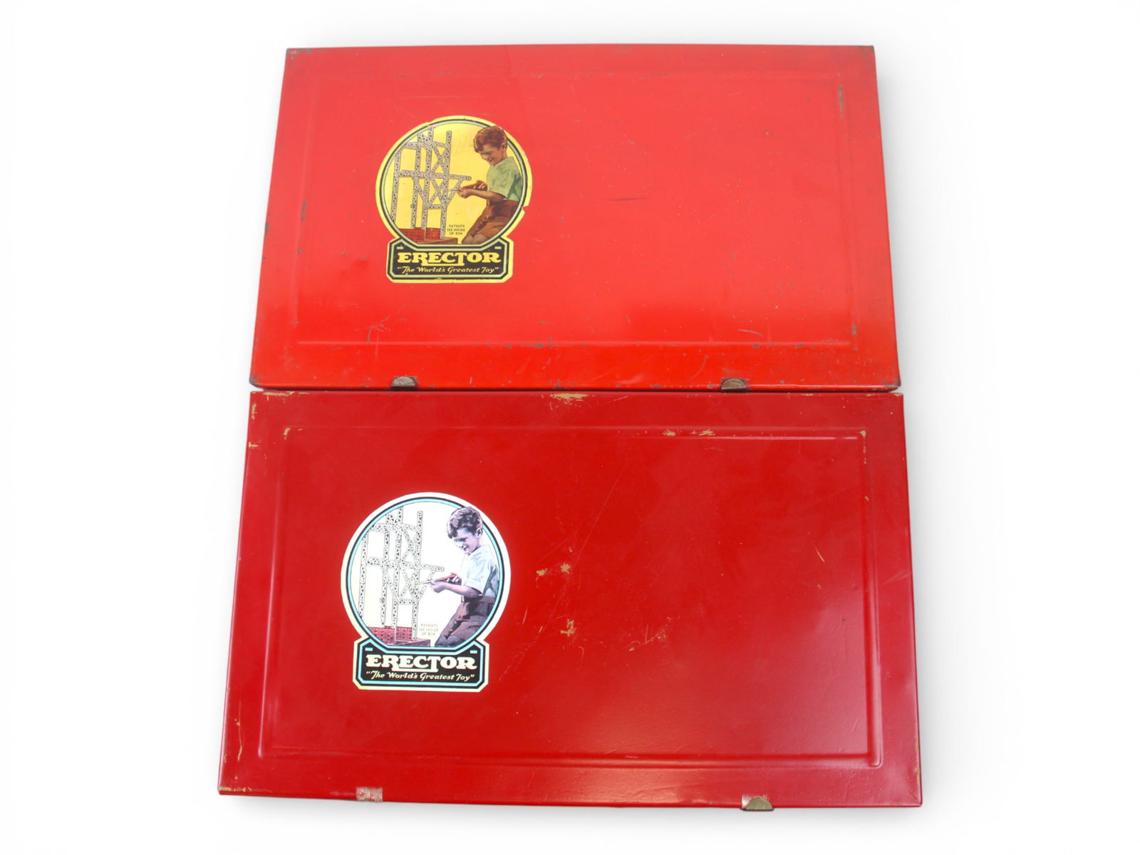 Boxed A.C. Gilbert #7 and #8-1/2 Erector Sets (1 of 12)