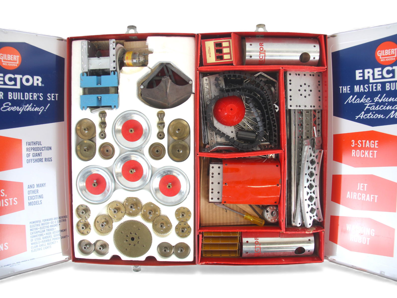 Boxed A.C. Gilbert #10094 & 10084 Erector Sets - 8