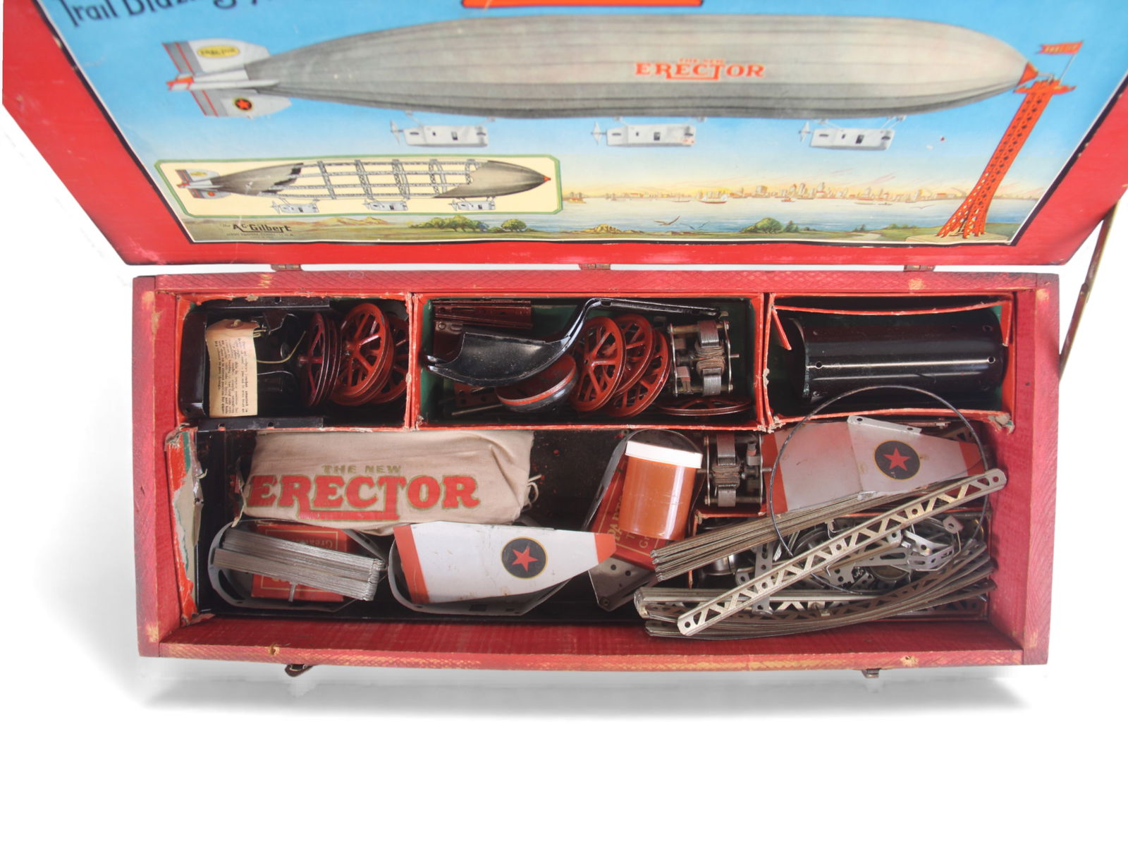 Boxed A.C. Gilbert #8 Zeppelin Erector Set - 4