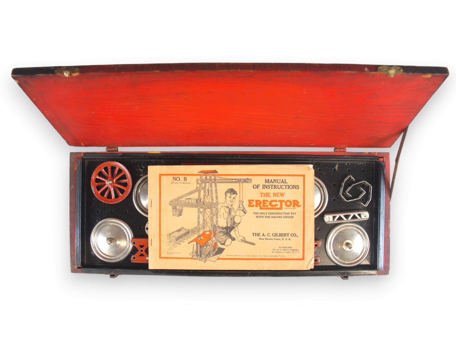 (2) Boxed Gilbert Erector No. B Accessory Sets - 4