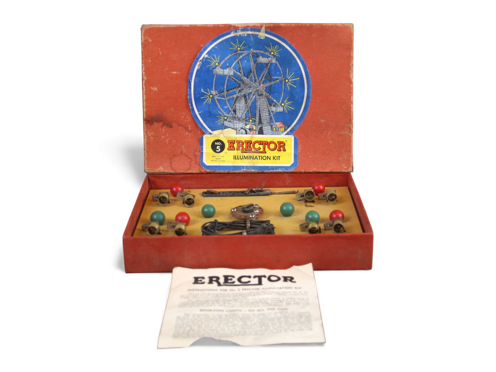 (3) Boxed Erector No. 5 Illumination Kits - 2