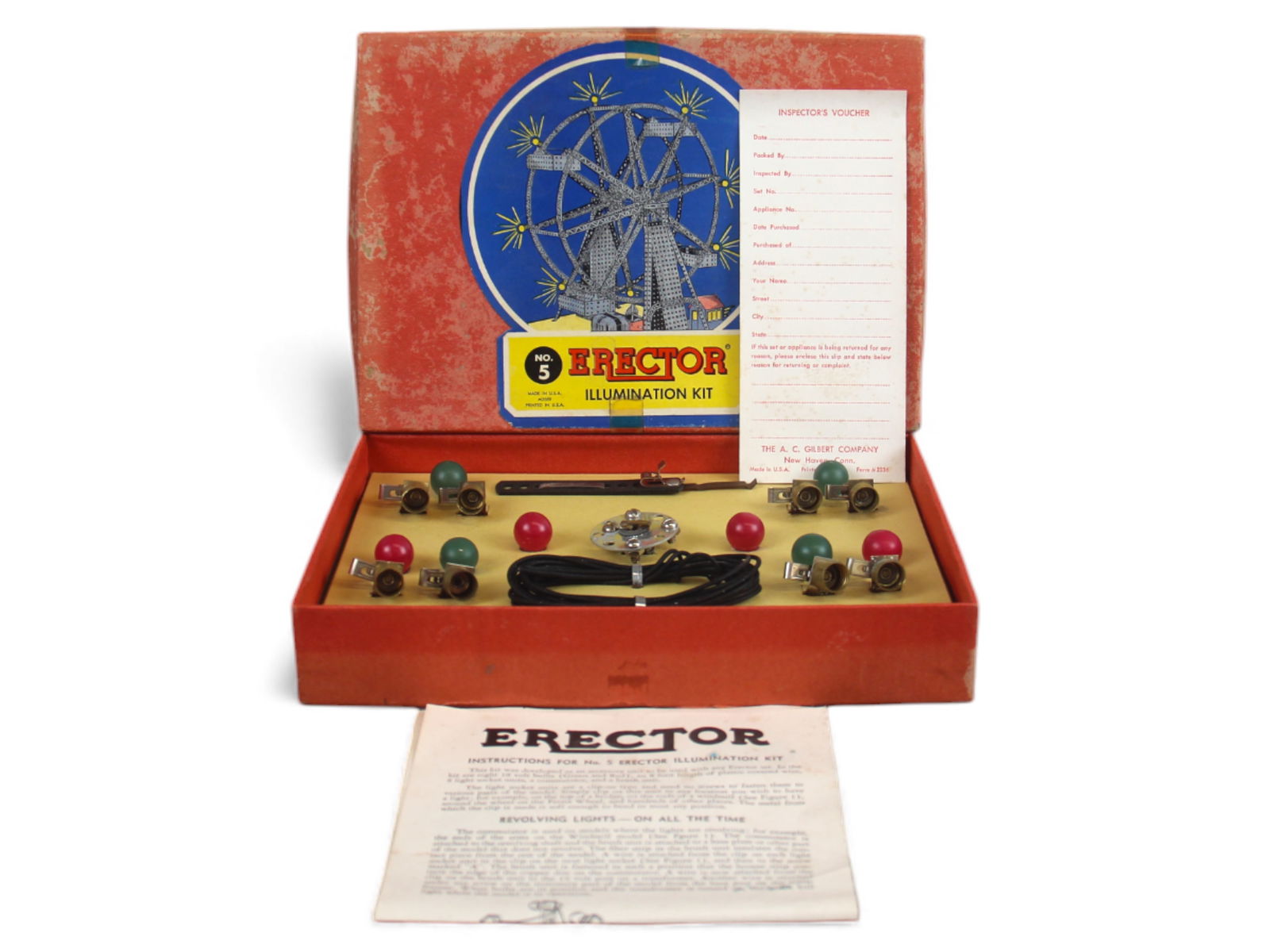 (3) Boxed Erector No. 5 Illumination Kits - 4