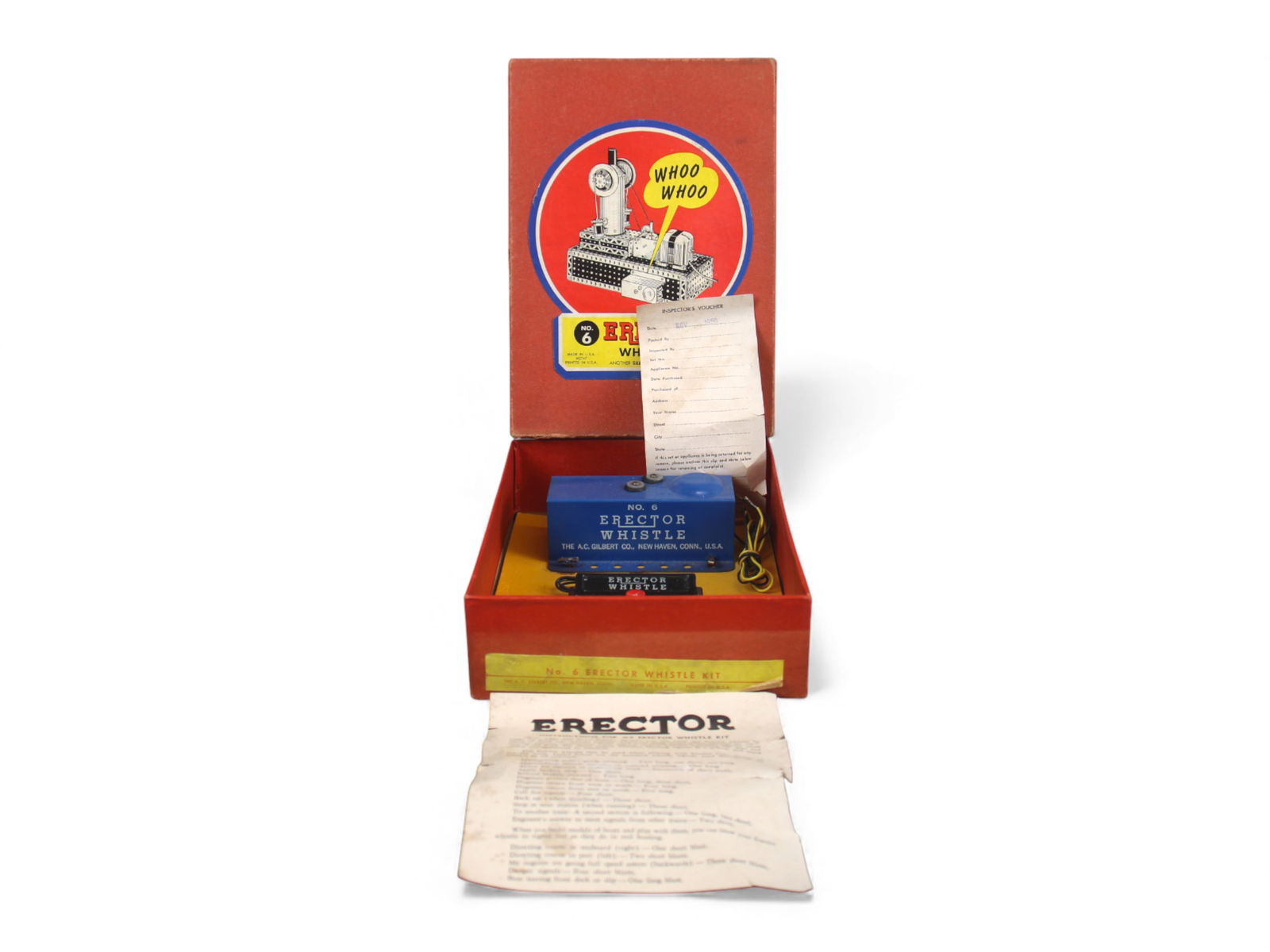 (3) Boxed Erector No. 6 Whistle Kits - 2
