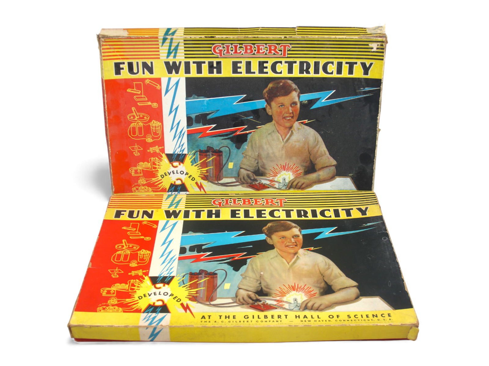 (2) 1938 Gilbert No. 3 "Fun With Electricity" Sets (1 of 6)