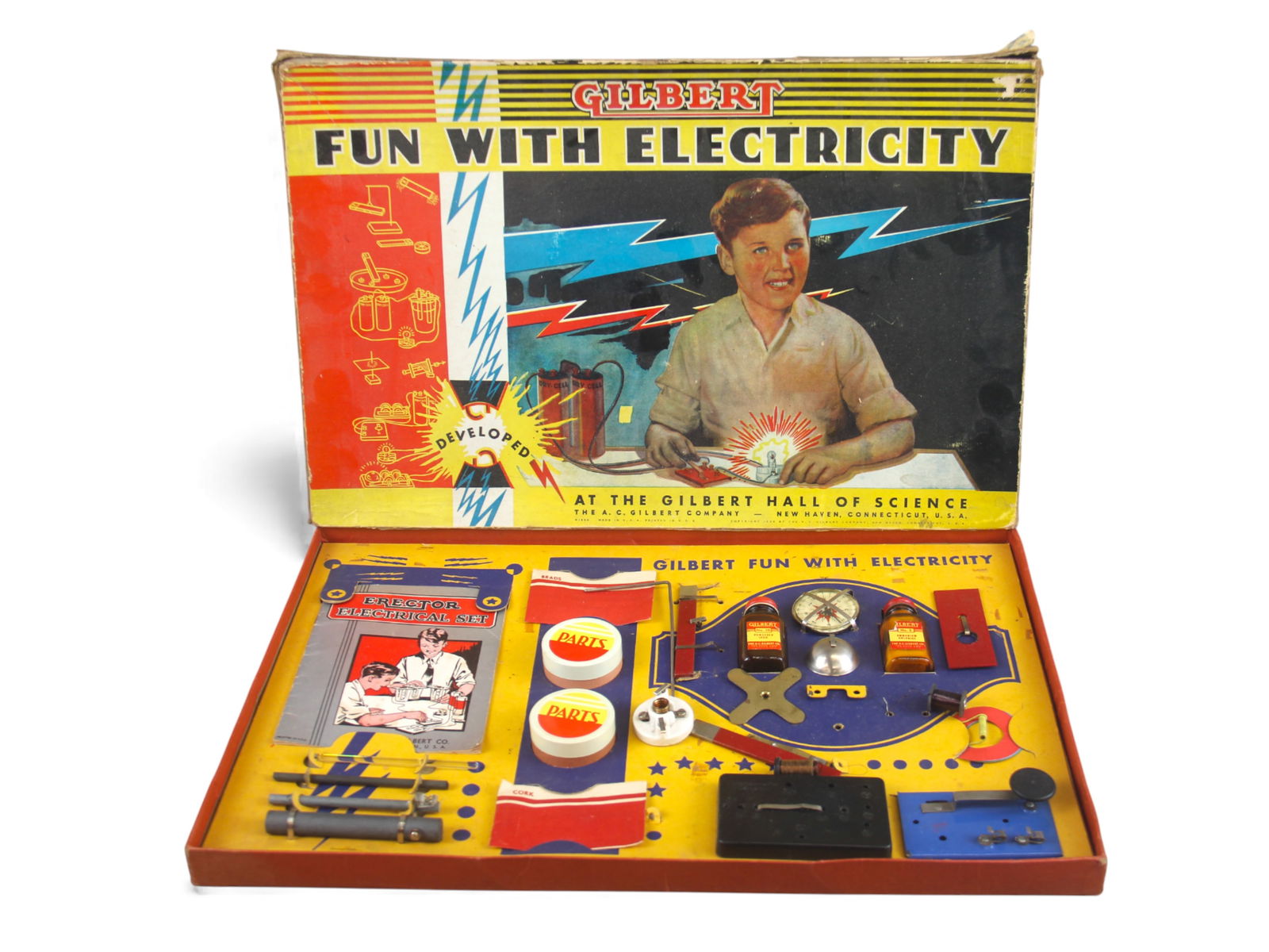 (2) 1938 Gilbert No. 3 "Fun With Electricity" Sets - 2