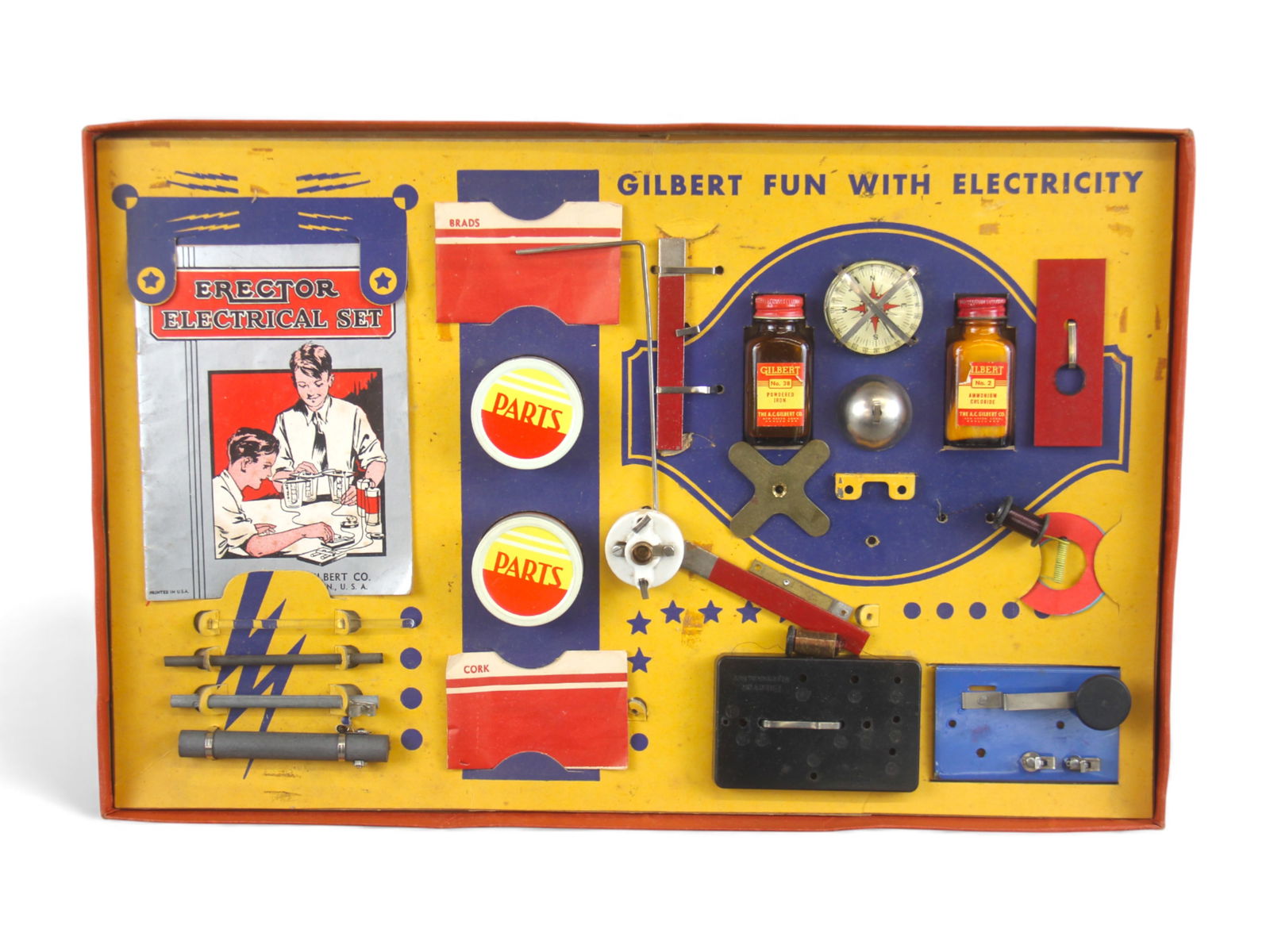 (2) 1938 Gilbert No. 3 "Fun With Electricity" Sets - 3