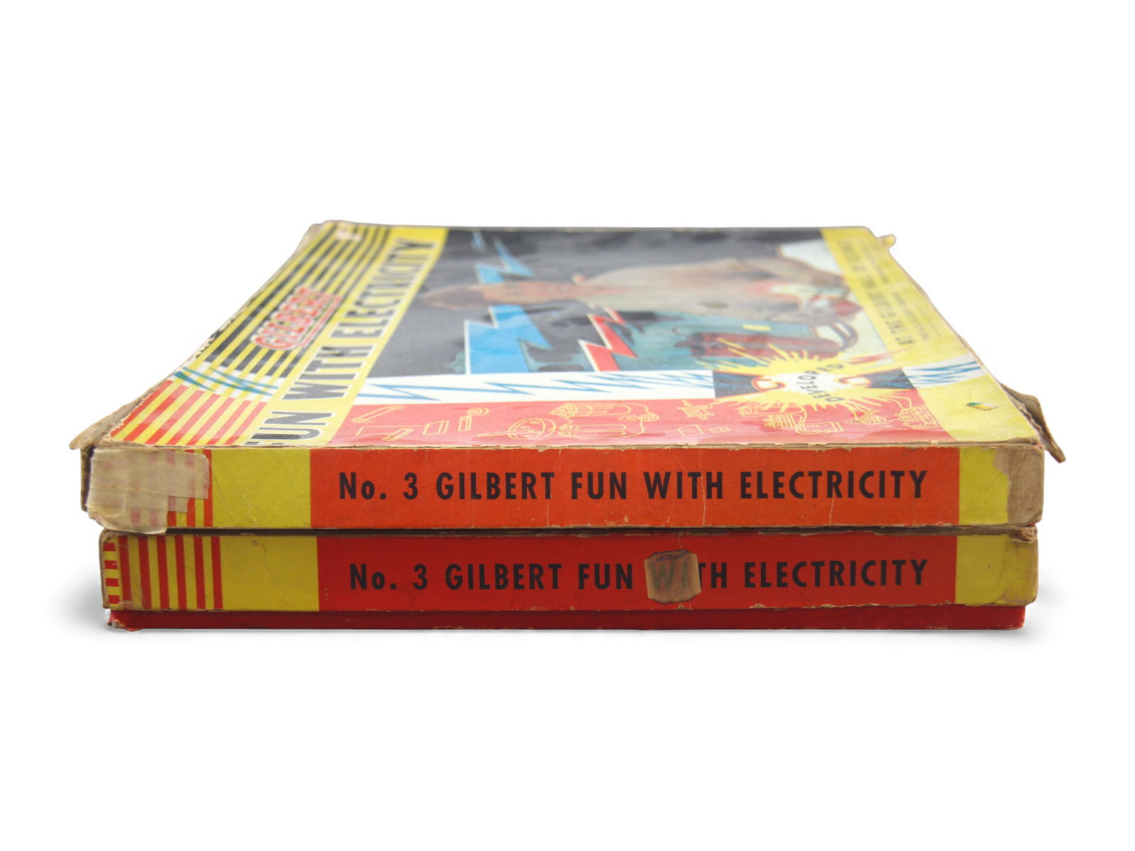(2) 1938 Gilbert No. 3 "Fun With Electricity" Sets - 6