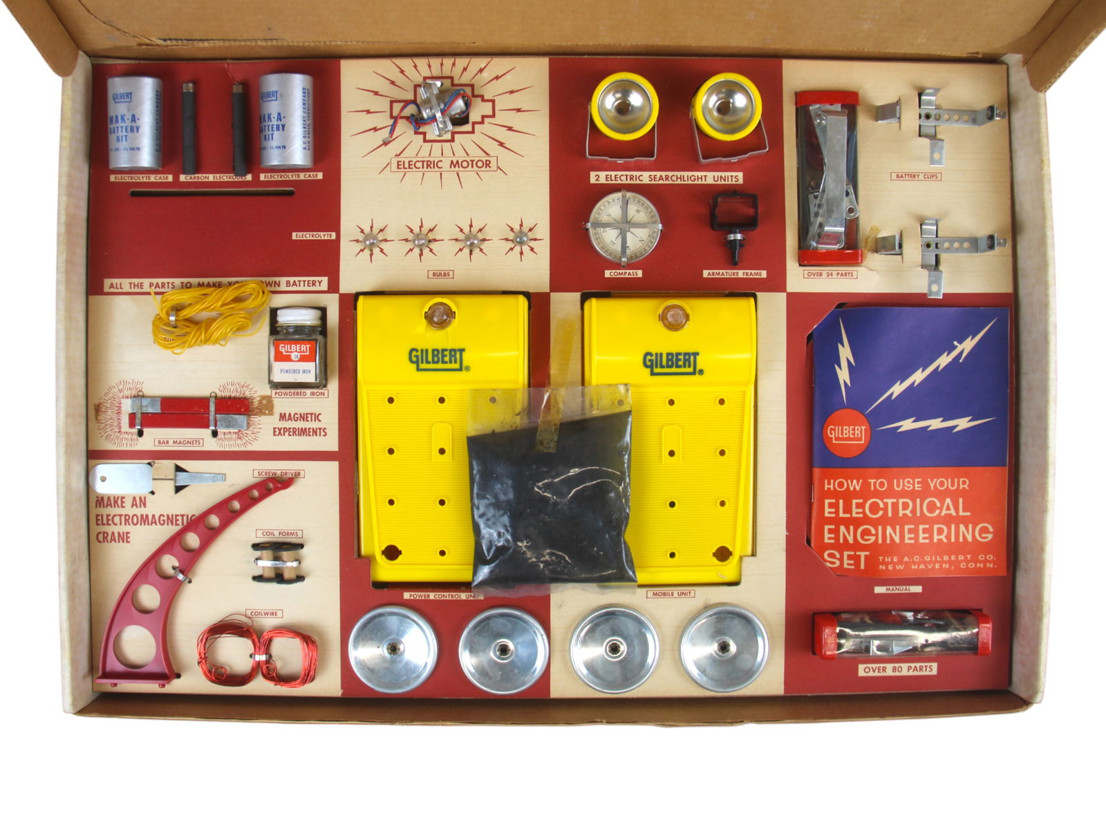 (3) Gilbert Electrical Engineering Sets No. 11039 - 7