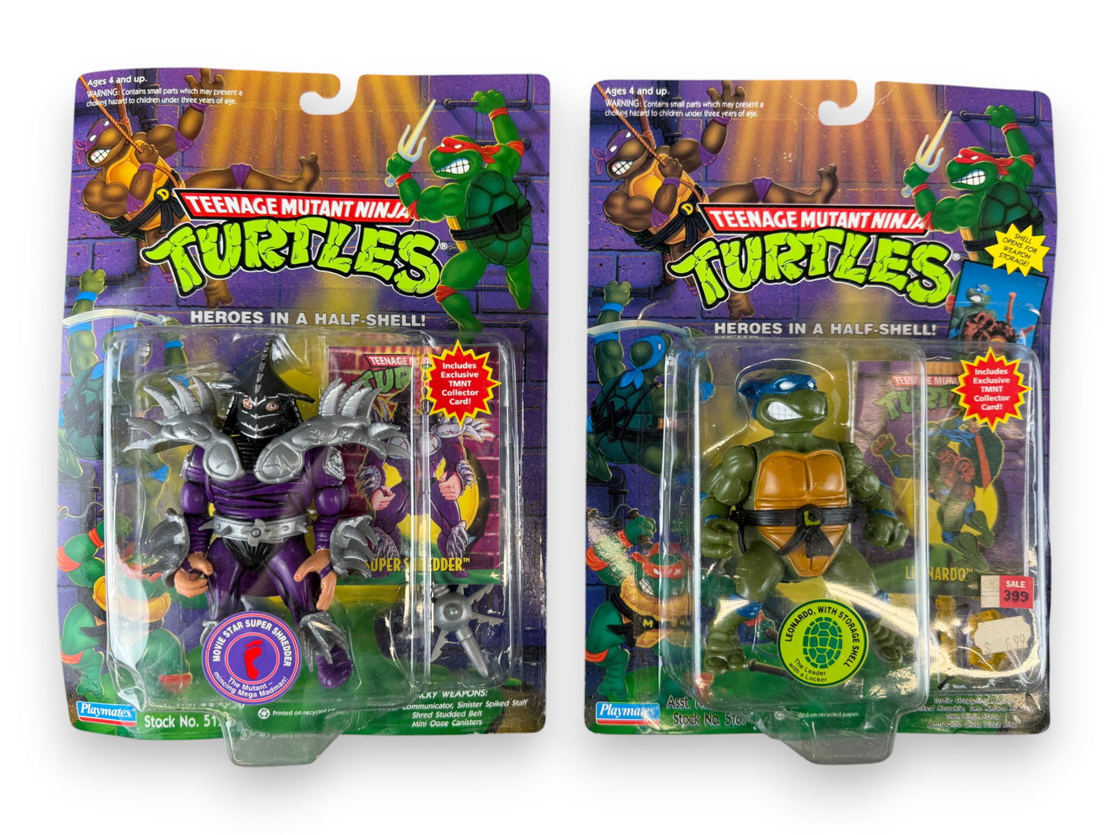 TMNT (7) Figures including Bebop & Shredder - 3