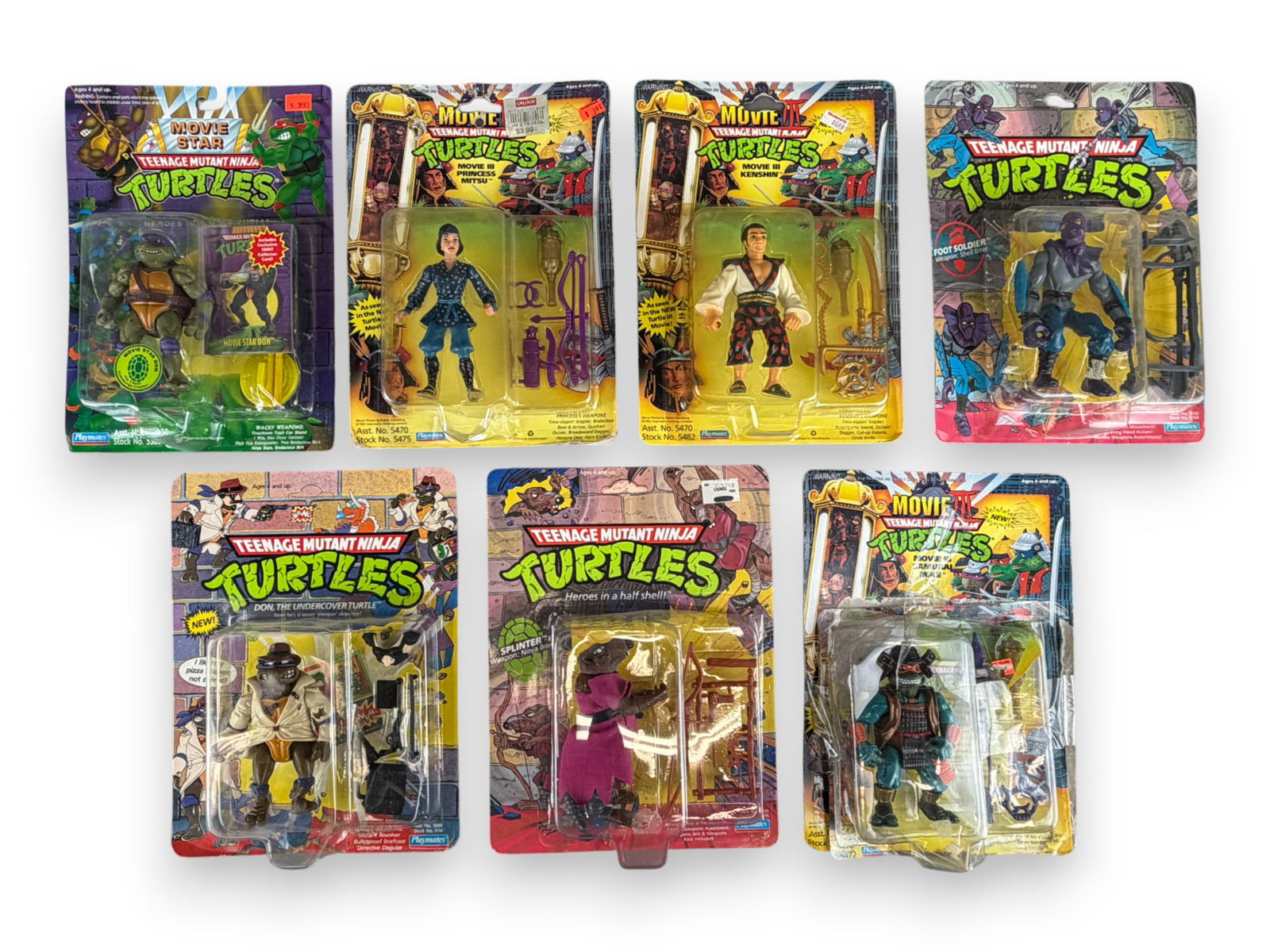 TMNT (7) Movie III & Classic Figures (1 of 10)