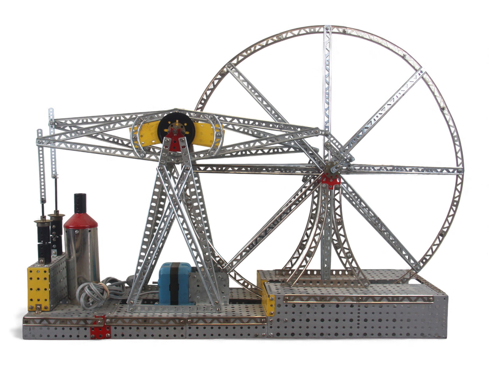 Gilbert Erector Built Engine Model - 2