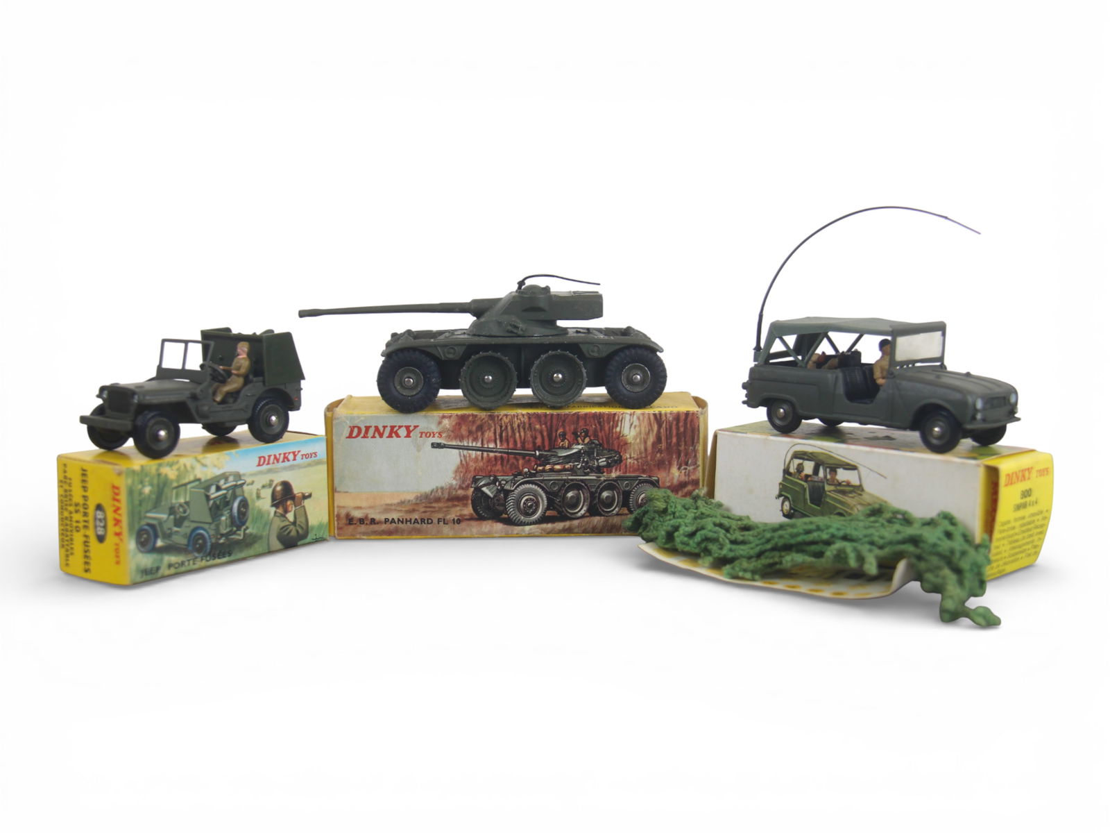 French Dinky Military 827, 828 & 800 (1 of 8)
