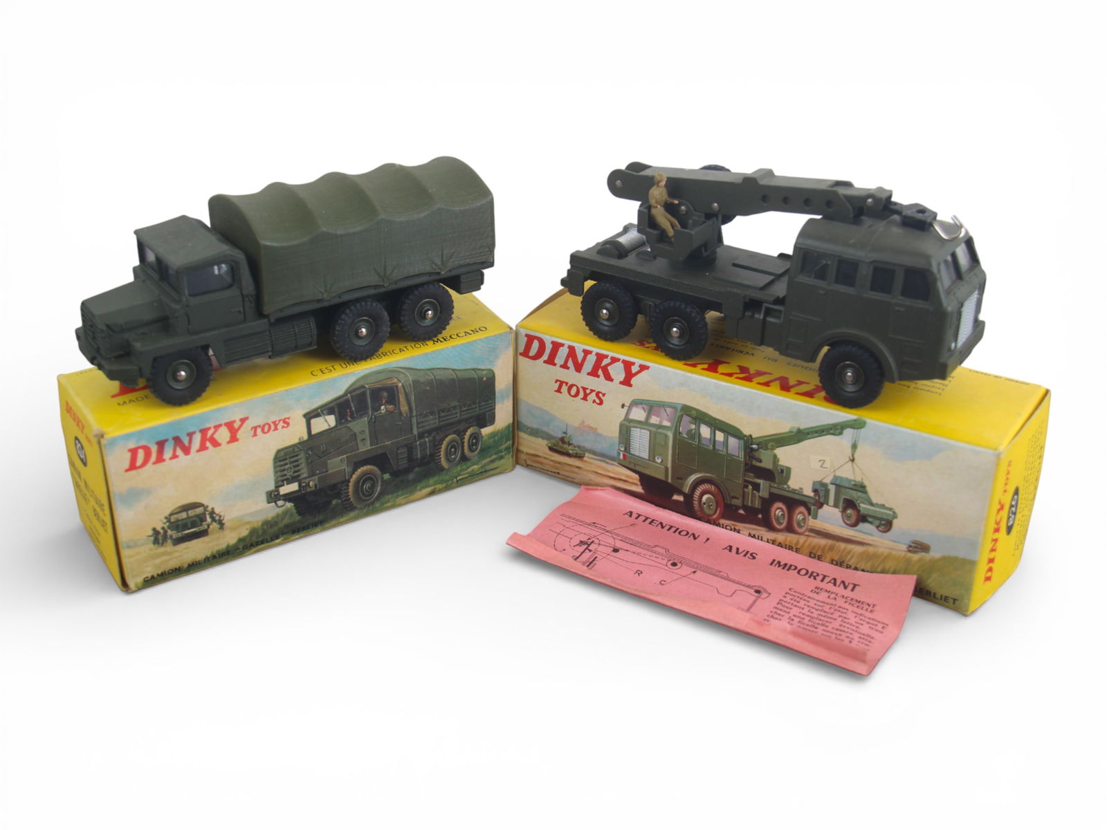 (2) Boxed French Dinky Military Vehicles (1 of 6)