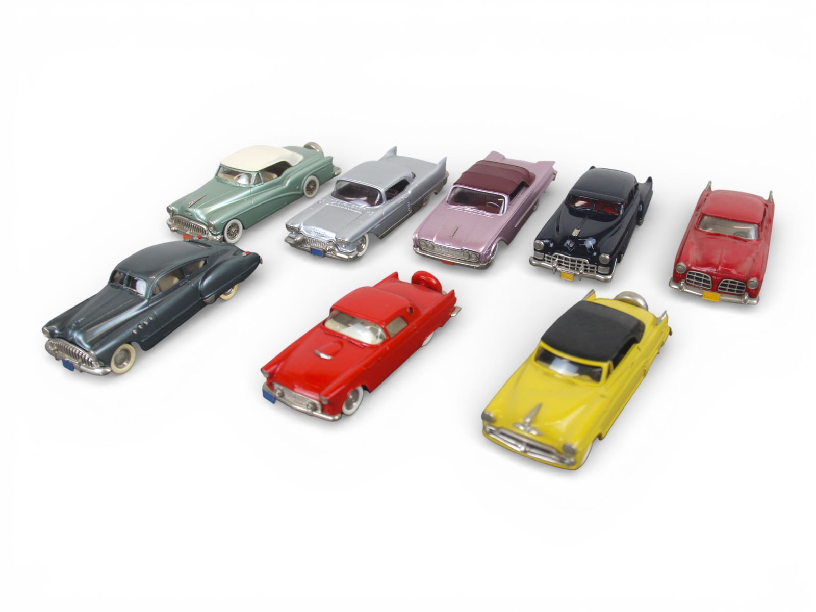 Brooklin Diecast Cars: 8 Brooklin diecast cars, no boxes. Some wear. Shipping: Weiss Auctions offers full-service, in-house shipping for nearly all items in this auction. For a shipping quote, please contact us prior to