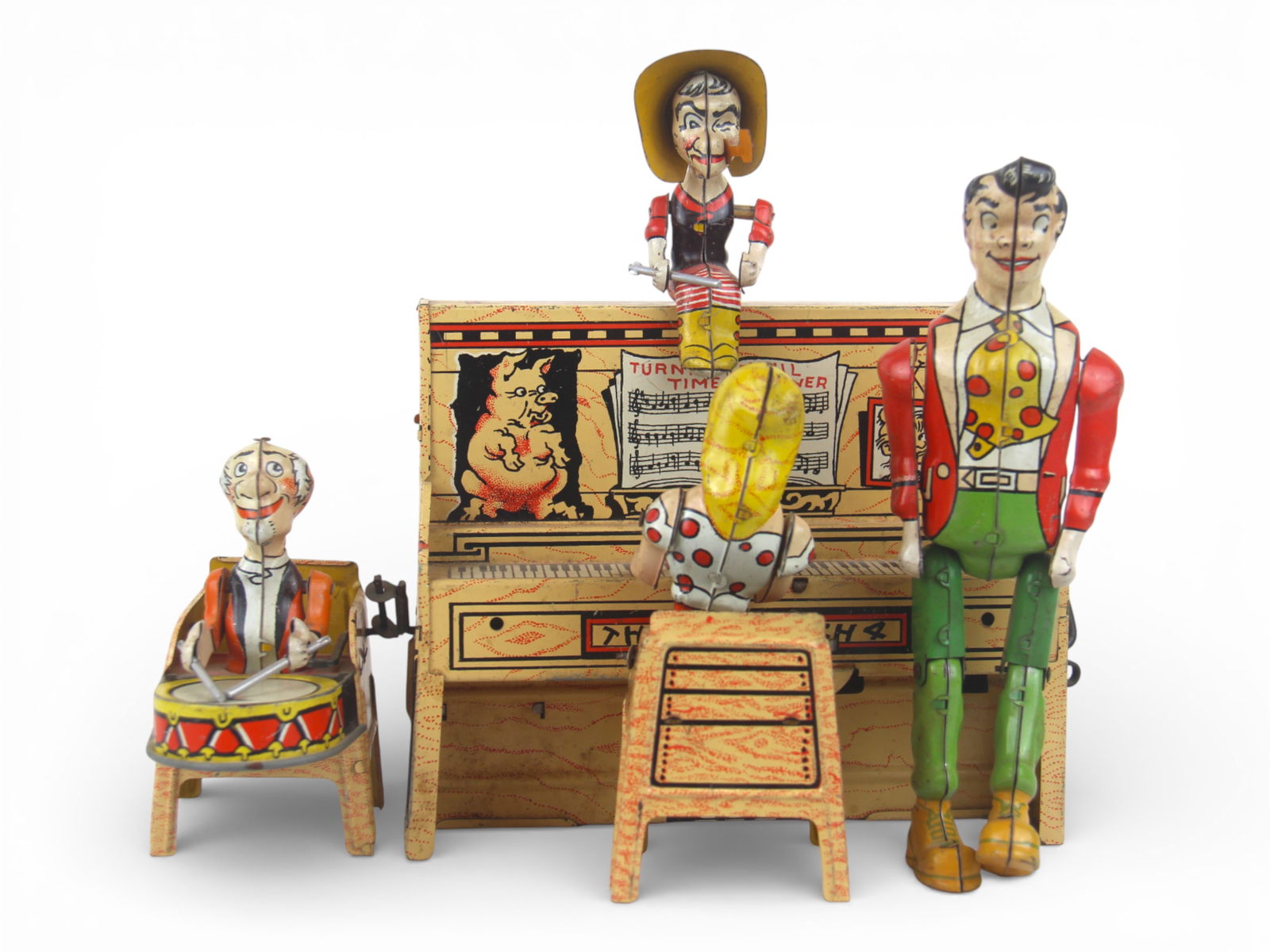 Little Abner Tin Windup Band by Unique Art (1 of 4)