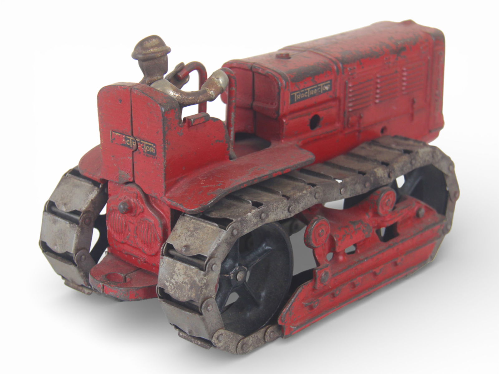 Large Arcade Cast Iron TracTractor - 4