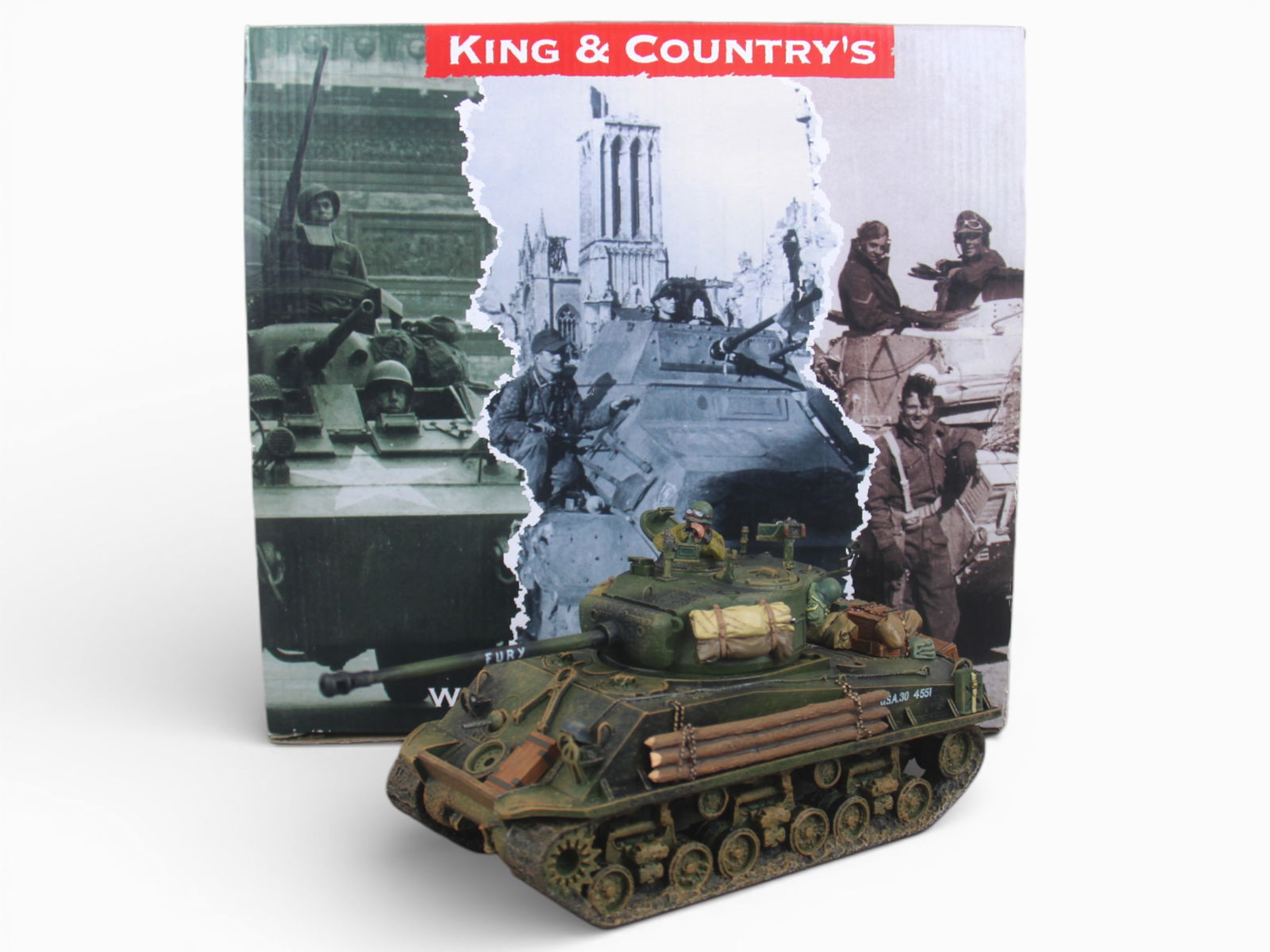 King & Country's DD279 Sherman Tank Boxed: King & Country's DD279 Sherman Tank in original box. Shipping: Weiss Auctions offers full-service, in-house shipping for nearly all items in this auction. For a shipping quote, please contact us