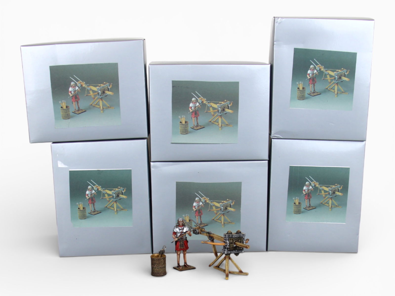 (6) Boxed Country Honor Roman Ballistae: 6 Boxed Roman Ballistae by Country Honor. Shipping: Weiss Auctions offers full-service, in-house shipping for nearly all items in this auction. For a shipping quote, please contact us prior to the