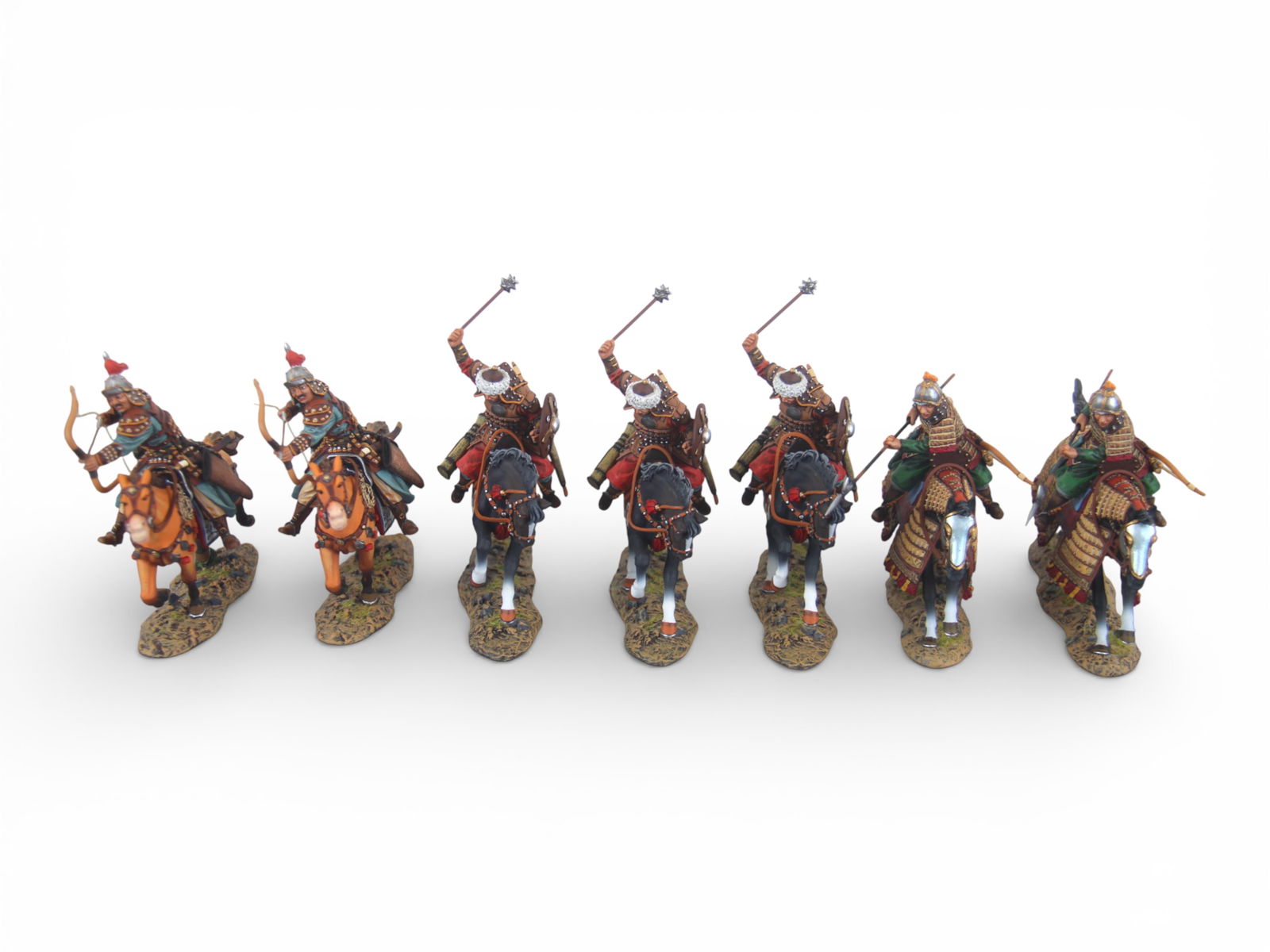 Team Miniatures Mongol Cavalry Boxed: 7 Boxed Team Miniatures Mongol Cavalry; various. One with damaged tail. Shipping: Weiss Auctions offers full-service, in-house shipping for nearly all items in this auction. For a shipping quote,