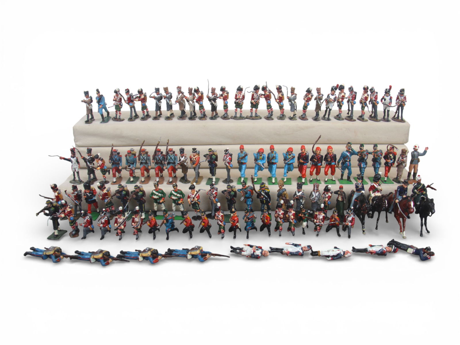 Modern Toy Soldiers: Collection of approx. 100 modern toy soldiers. Various makers. Shipping: Weiss Auctions offers full-service, in-house shipping for nearly all items in this auction. For a shipping quote, please contac