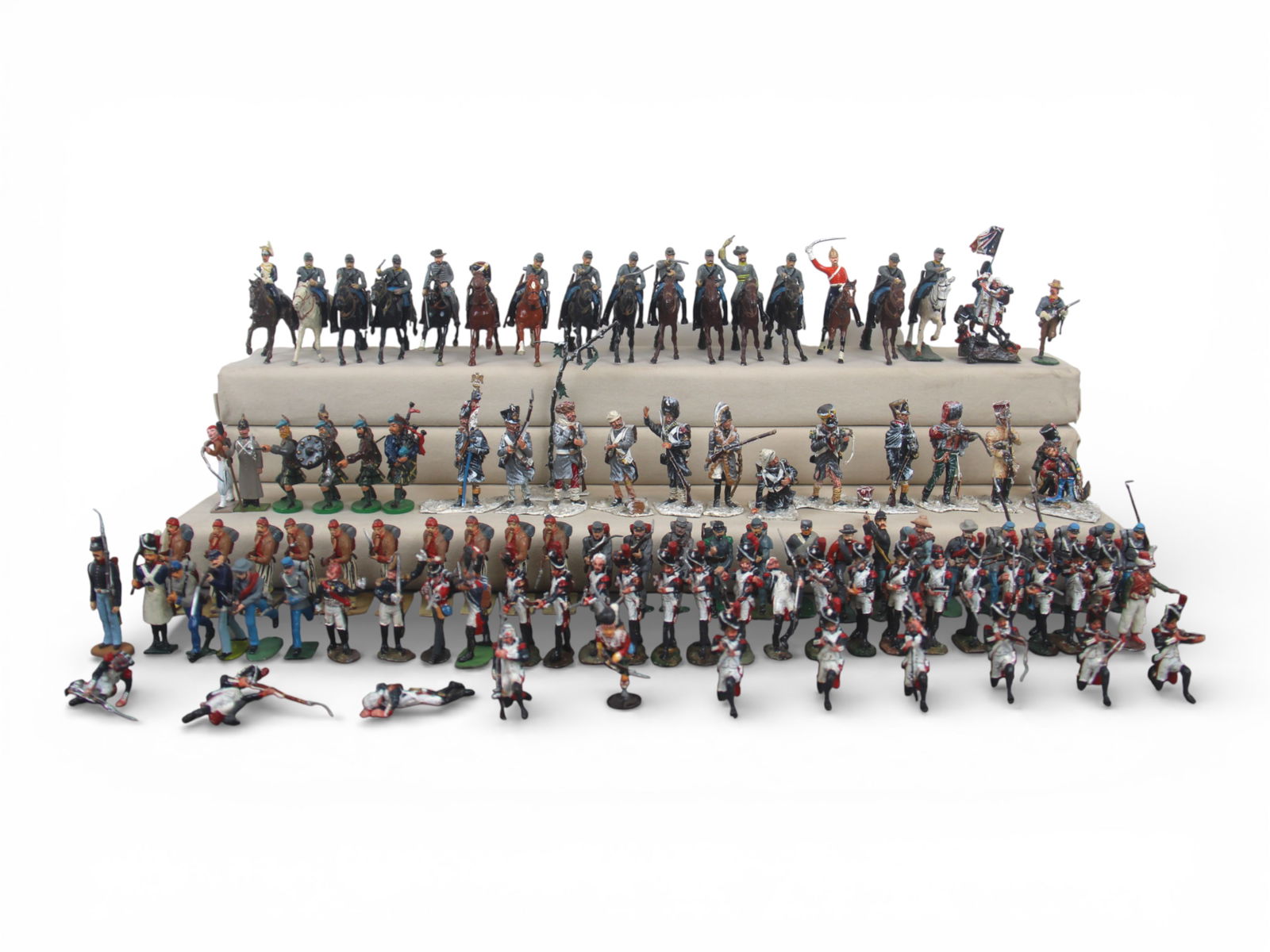 Modern Toy Soldiers: Collection of approx. 100 modern toy soldiers. Various makers. Shipping: Weiss Auctions offers full-service, in-house shipping for nearly all items in this auction. For a shipping quote, please contac