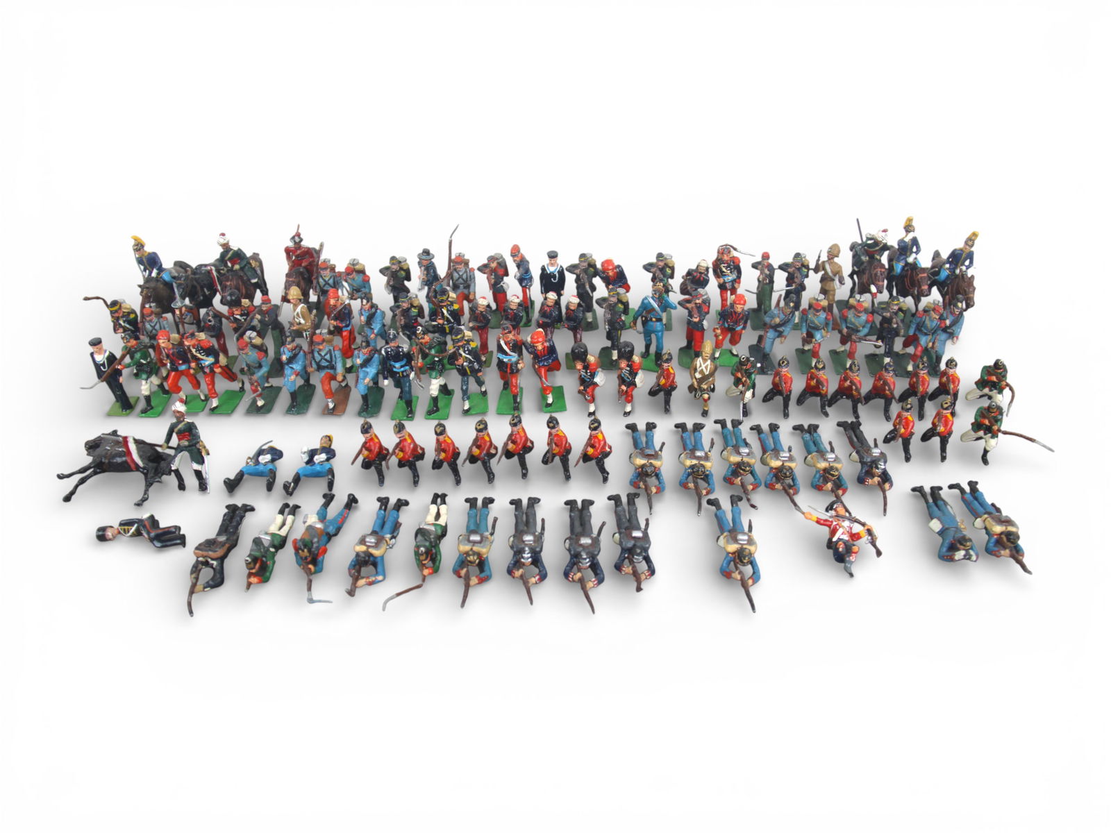 Modern Toy Soldiers: Collection of approx. 100 modern toy soldiers. Various makers. Shipping: Weiss Auctions offers full-service, in-house shipping for nearly all items in this auction. For a shipping quote, please contac